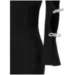 Mach & Mach Cut-out Crystal Bow Dress