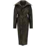 Rick Owens Dracucollar Belted Coat