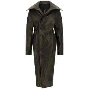 Rick Owens Dracucollar Belted Coat