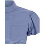 Self-Portrait Blue Cotton Tie Side Top