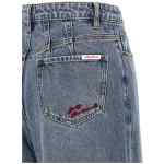 Self-Portrait Blue Barrel Leg Jeans