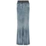 Maison Margiela Slits Denim Skirt