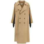 Mm6 Maison Margiela Trench Coat With Gloves