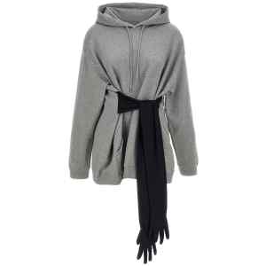 Mm6 Maison Margiela Hoodie Dress With Gloves