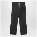 Maison Margiela Grey pinstripe wool trousers