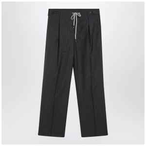 Maison Margiela Grey pinstripe wool trousers