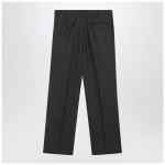 Maison Margiela Grey pinstripe wool trousers