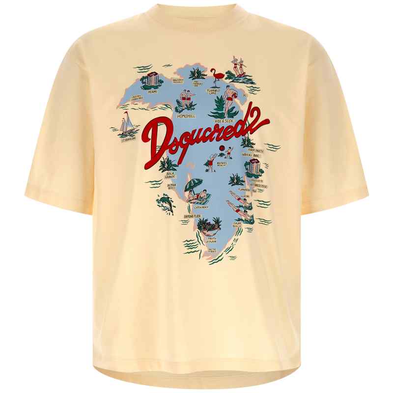 S71GD1643D20020103_01_M_2025-12-23T10-07-34.368Z-1 Dsquared2 Printed T-shirt