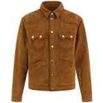 Dsquared2 Suede Boxy Shirt Jacket