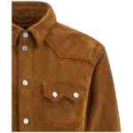 Dsquared2 Suede Boxy Shirt Jacket