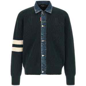 Dsquared2 Denim Mix D2 Cardigan