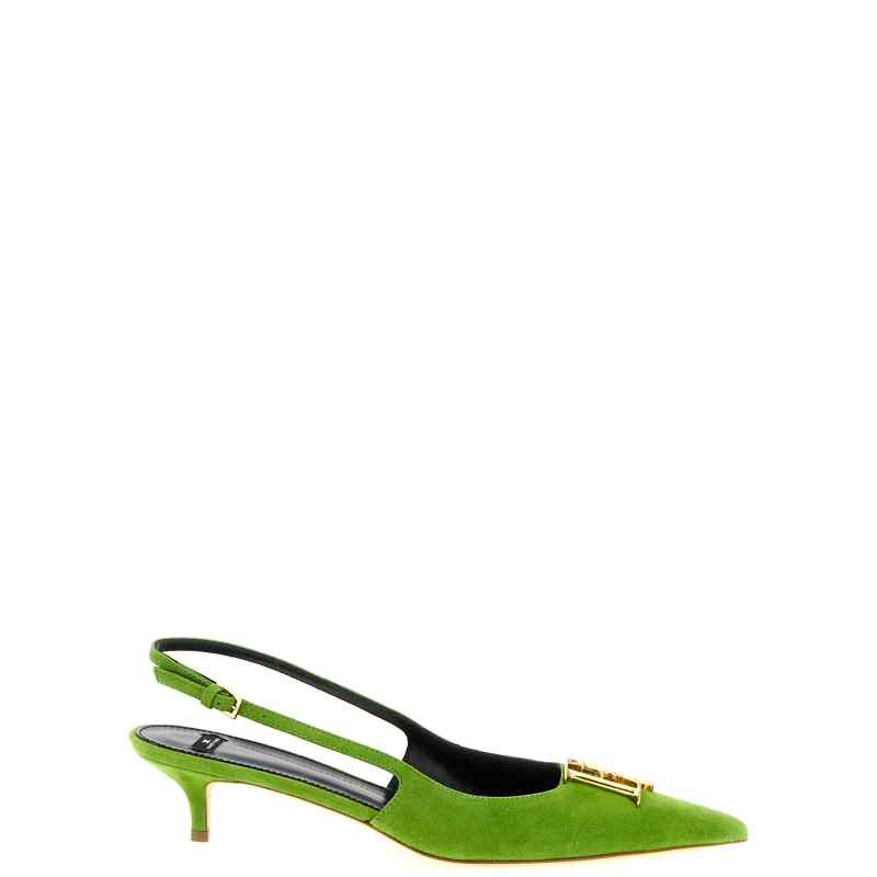Elisabetta Franchi Suede Slingbacks