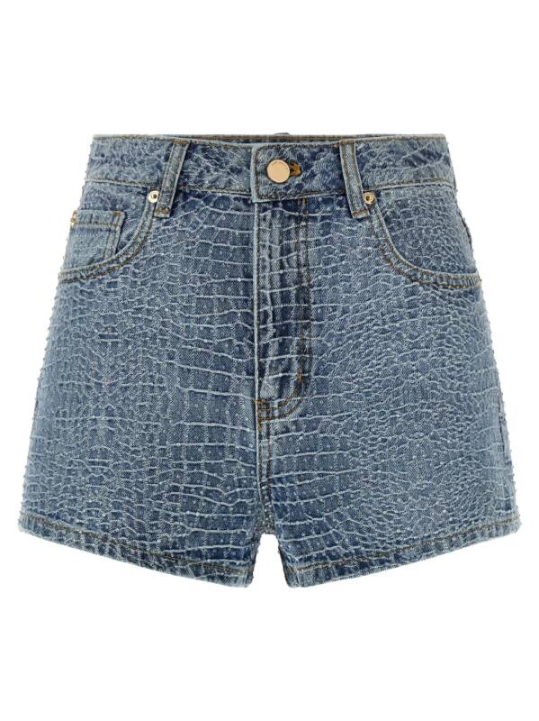 Self-Portrait Rhinestone Shorts