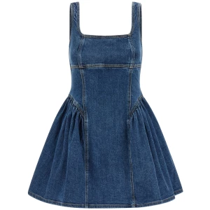 Self-Portrait Denim Mini Dress