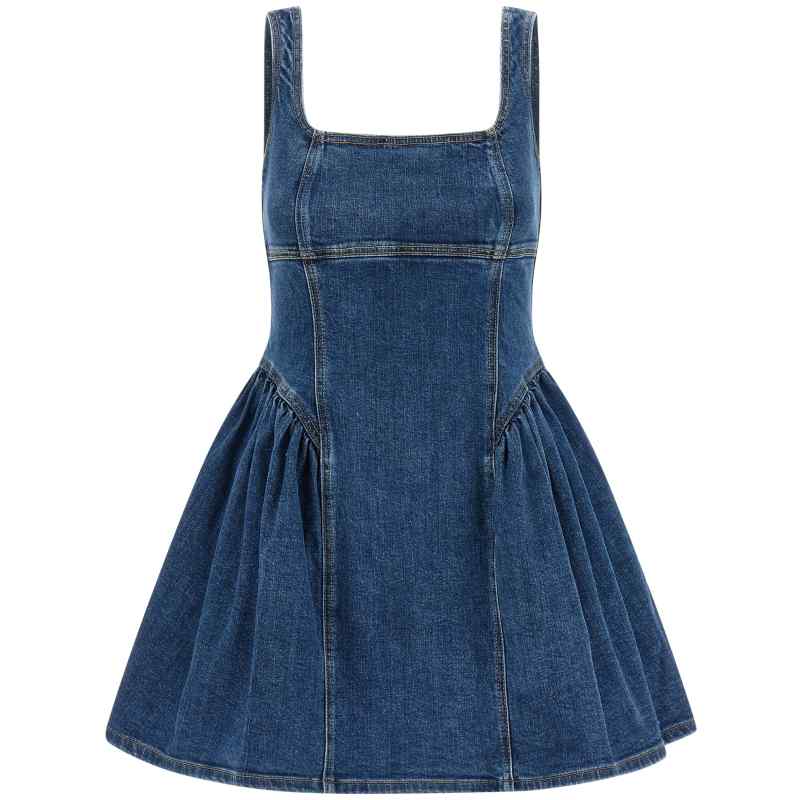 Self-Portrait Denim Mini Dress