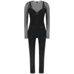 Elisabetta Franchi Jersey And Tulle Jumpsuit