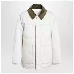 Ami Paris Ivory padded worker cotton jacket