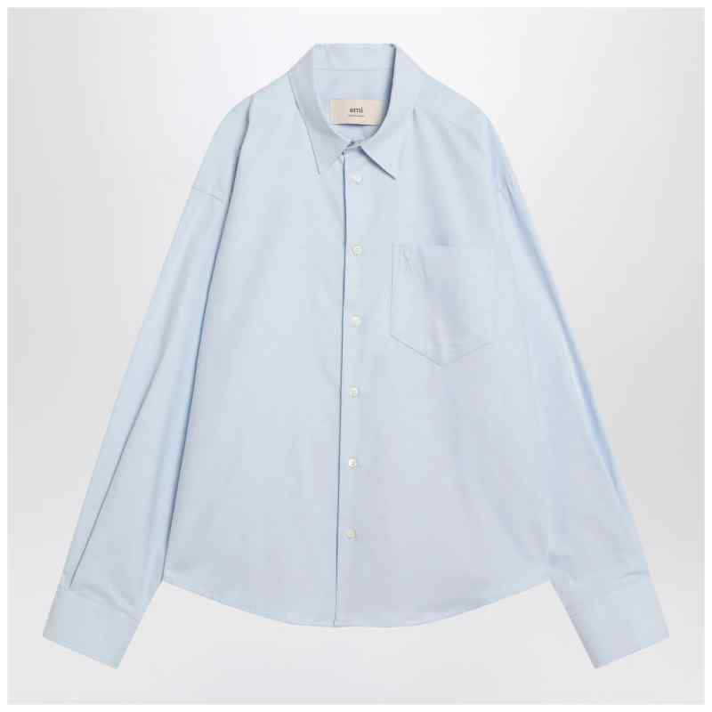 Ami Paris Ami De Coeur light blue shirt Ami Paris Ami De Coeur light blue shirt