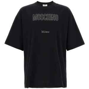 Moschino Rhinestone Logo T-shirt