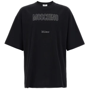 Moschino Rhinestone Logo T-shirt
