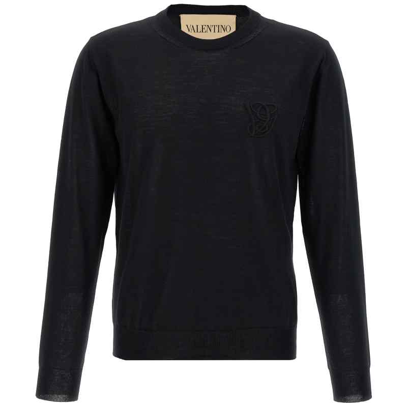 Valentino Garavani Logo Embroidery Sweater