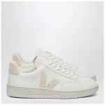 VEJA Sneaker V-12 in white and pink leather