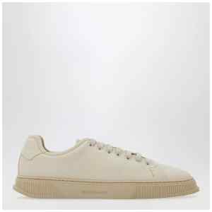 Ferragamo Mascarpone-colored leather sneakers