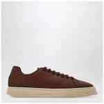 Ferragamo Brown leather sneakers