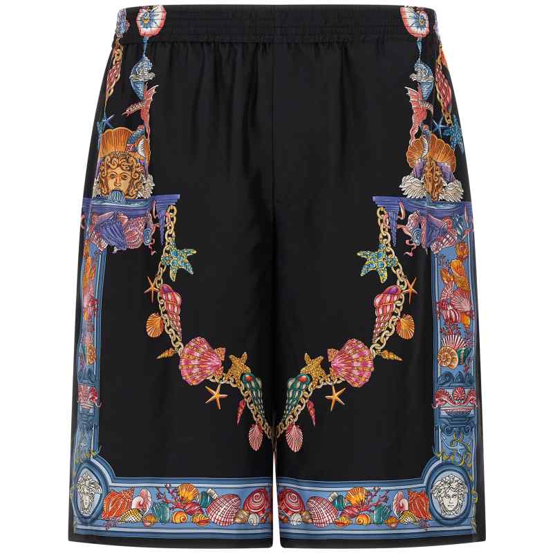 10024761A145675B020_01_M_2025-07-15T10-29-48.397Z-2 Versace Coral Theatre Print Bermuda Shorts