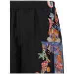 Versace Coral Theatre Print Bermuda Shorts