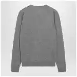 The Row Nian sweater in grey cashmere