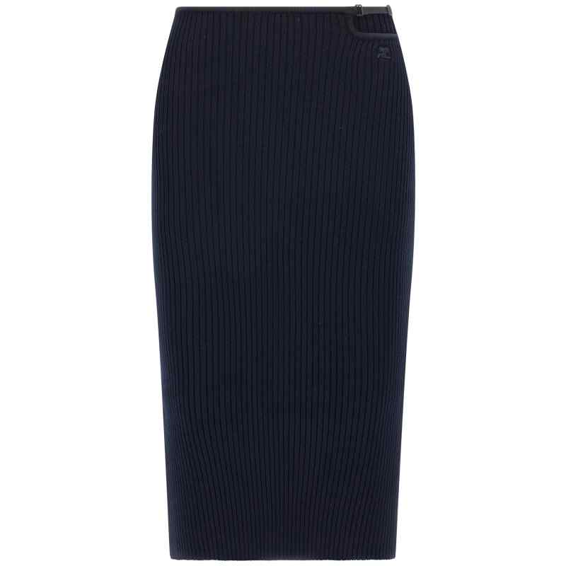 Courreges Loop Rib Knit Skirt Courreges Loop Rib Knit Skirt