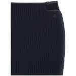 Courreges Loop Rib Knit Skirt