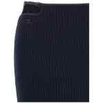 Courreges Loop Rib Knit Skirt