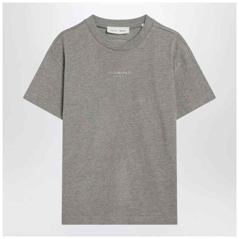 Fear of God Essentials Grey cotton-blend T-shirt Fear of God Essentials Grey cotton-blend T-shirt