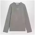 Fear of God Essentials Grey cotton-blend top