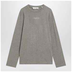 Fear of God Essentials Grey cotton-blend top