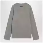 Fear of God Essentials Grey cotton-blend top