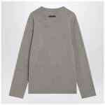 Fear of God Essentials Grey cotton-blend top