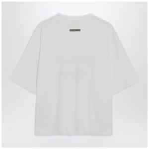 Fear of God Essentials White crewneck T-shirt with logo