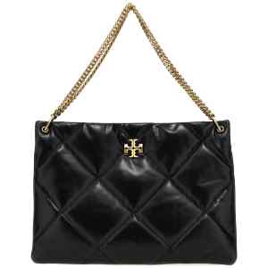 Tory Burch Kira Diamond Quilt Hobo Shopping Bag