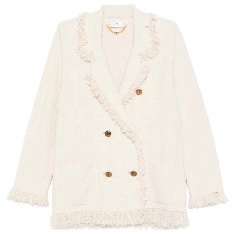 Elisabetta Franchi Jackets White Elisabetta Franchi Jackets White