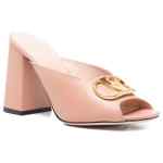 Valentino Garavani VLogo Signature leather mules.