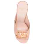 Valentino Garavani VLogo Signature leather mules.