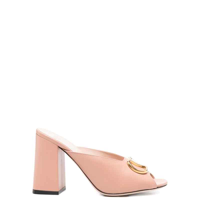 Valentino Garavani VLogo Signature leather mules.