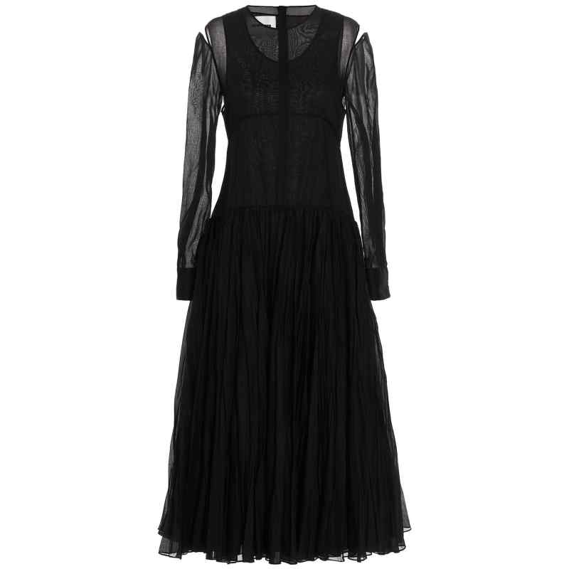 Jil Sander Pleated Skirt Dress