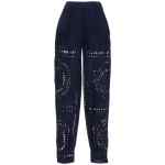 Alberta Ferretti Embroidered Cotton Pants