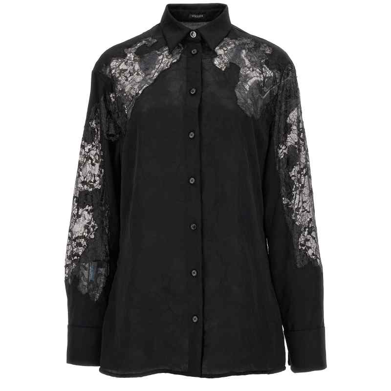 Versace Satin Lace Shirt
