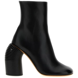 Off-white Tonal Spring Ankle Boots