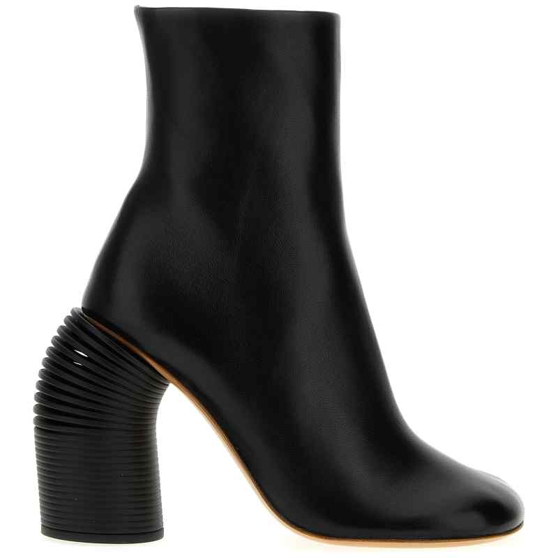 Off-white Tonal Spring Ankle Boots